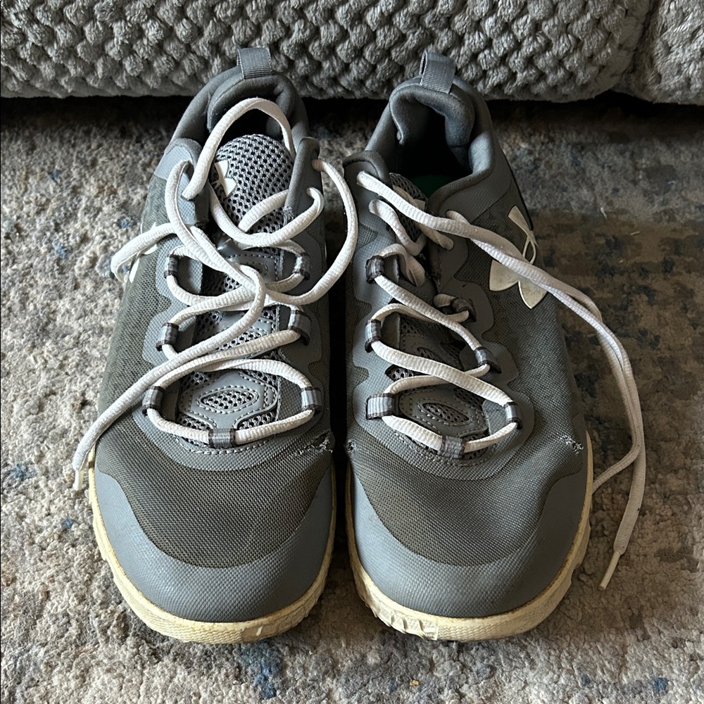 Under Armour Gray Charged Sneakers